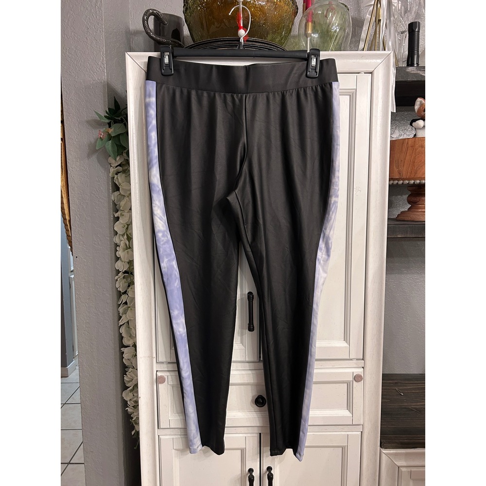 Torrid Faux Leather Black Leggings Plus Size 1X High waisted Stretchy